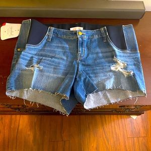 NWT Maternity Denim Shorts
